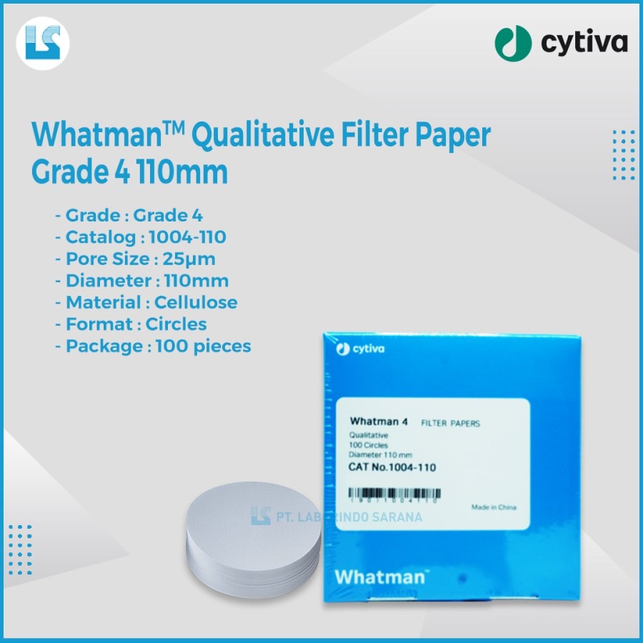 Whatman Filter Paper / Kertas Saring Grade 4 , 110 mm