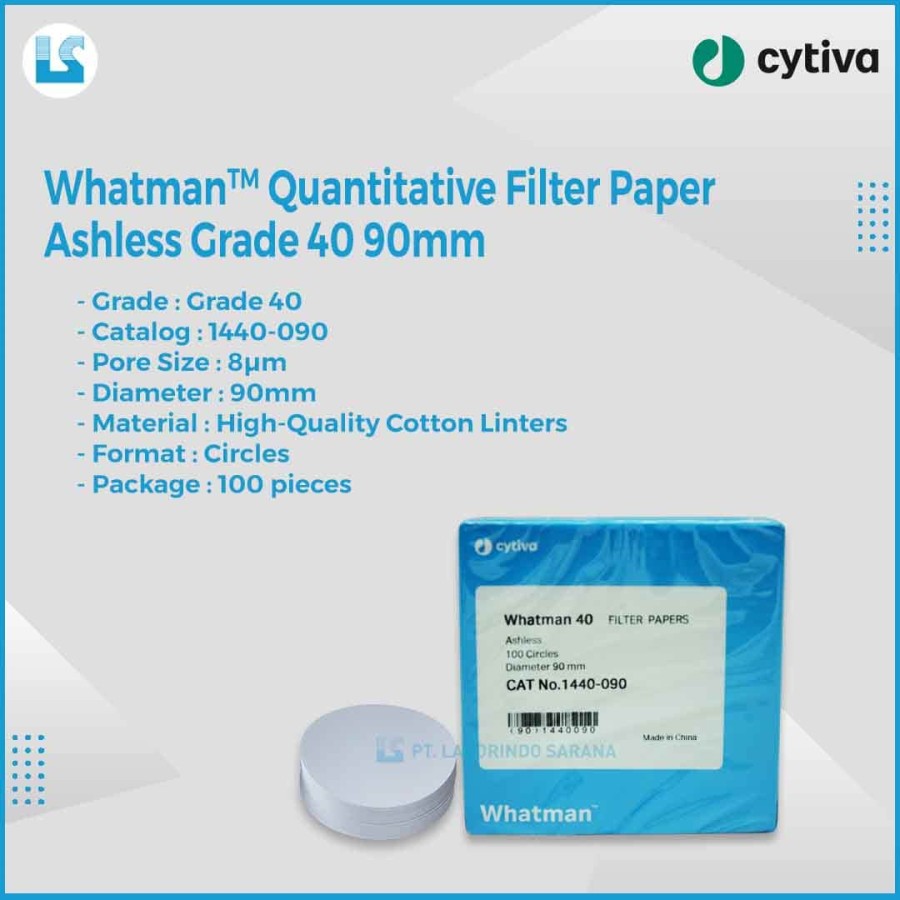 Whatman Filter Paper / Kertas Saring Grade 40 , 90 mm