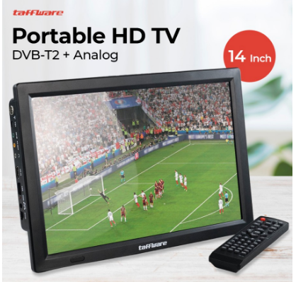 Taffware Portable HD TV Monitor 14 Inch