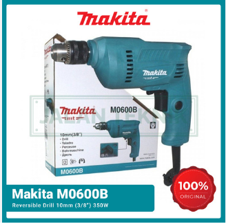 Makita Mesin Bor Tangan Listrik M 0600 B 350W 10MM Driver Drill M0600B