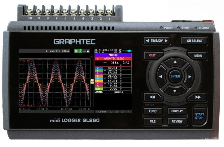 DATA LOGGER GRAPHTEC GL260