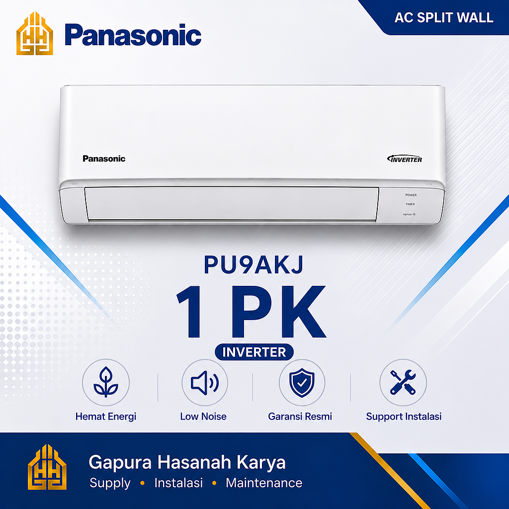 AC PANASONIC INVERTER 1 PK PU9AKJ | TKDN 35,92%