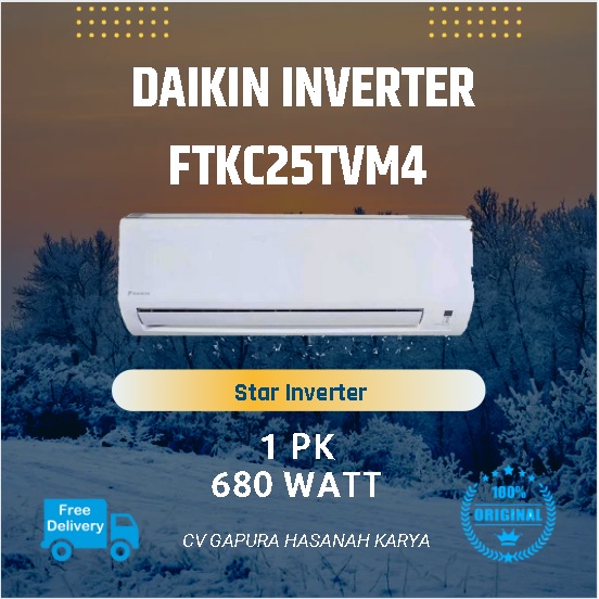 AC DAIKIN STAR INVERTER 1PK FTKC25TVM4