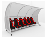 STADIUM BENCH 6