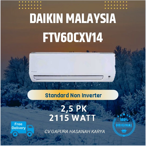 AC DAIKIN MALAYSIA 2,5 PK FTV60CXV14