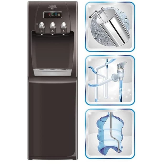 SANKEN WATER DISPENSER GALON BAWAH HWDC520IC/520IC HOT & COOL e