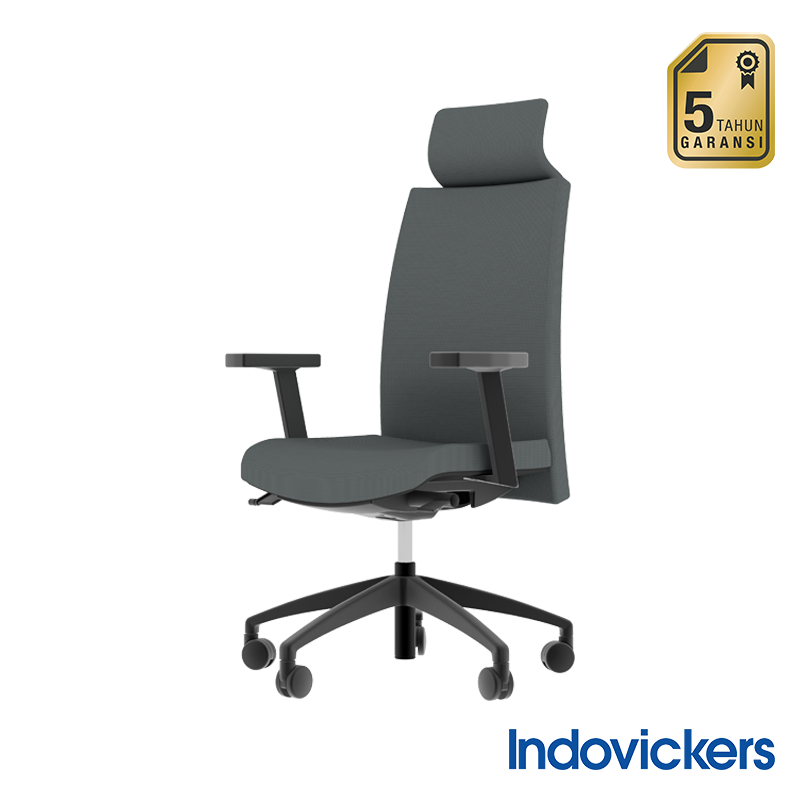INDOVICKERS YUMA 2.0 Nylon Starbase, Midsyncro tilt Mech, Adj Height Arm, High Back – Fabric