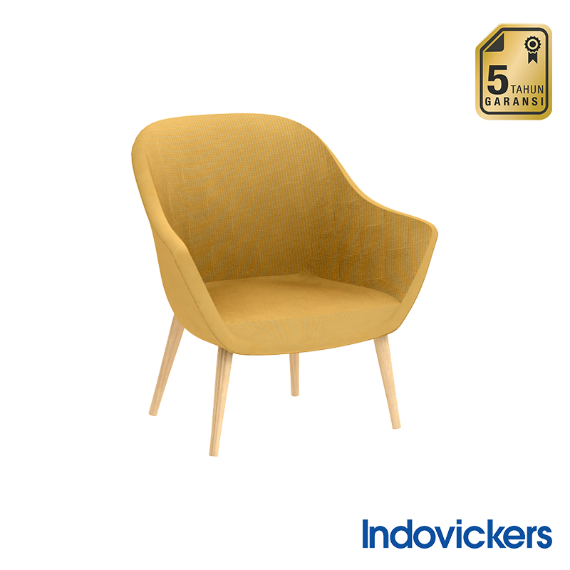 INDOVICKERS CALLA Lounge Chair 750(W) x 700(D) x 900(H)mm Fabric