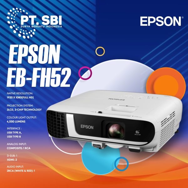 PROJECTOR EPSON EB-FH52