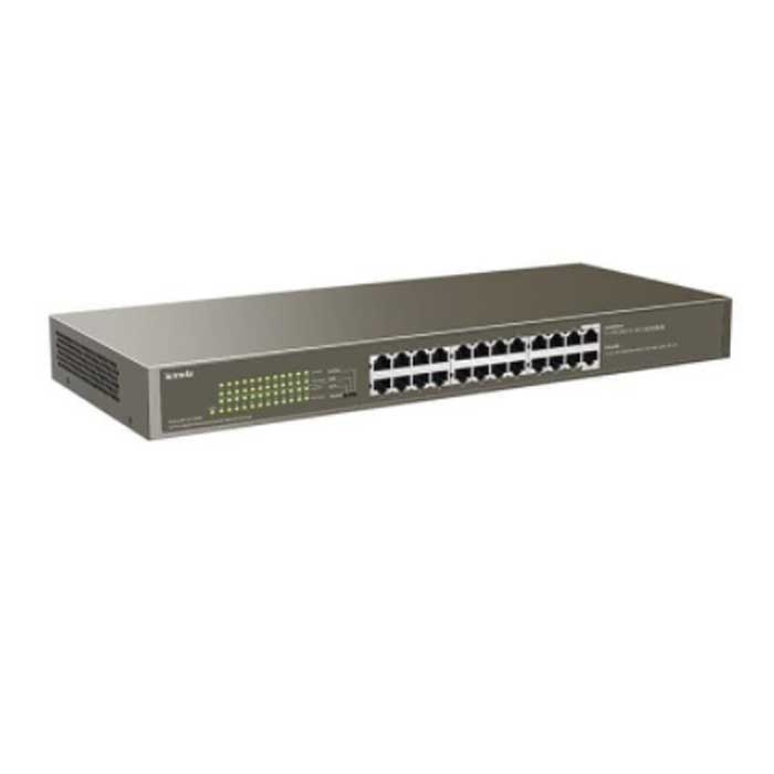 TENDA 24-Port Gigabit Ethernet Switch with 24-Port PoE TEG1124P-24-250W