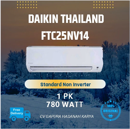 AC DAIKIN THAILAND 1PK FTC25NV14