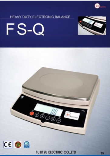 Timbangan Laboratorium / Timbangan digital Fujitsu 30 kg / 0,1 Gr Merk Fujitsu - FS-Q