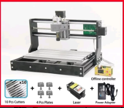 CNC Router 3018 Mini Mesin CNC PCB Milling 300*180*45 mm with Spindle Merk ZKLABS OEM - 3018