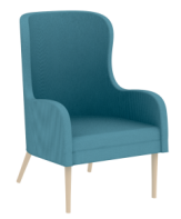 INDOVICKERS POPPY Lounge Chair 694(W) x 830(D) x 1010(H)mm Fabric