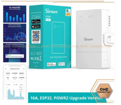 Sonoff POW R2 - WIFI Power Monitor Wifi Switch Smart Home Watt Meter