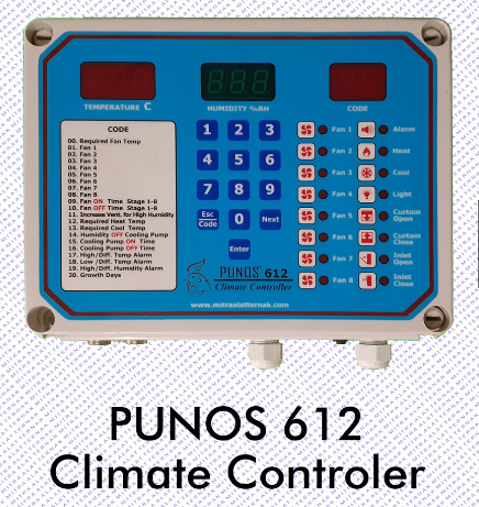 Pengendali Suhu Merk Climate Controller Punos 612