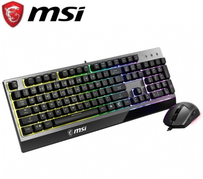 Keyboard Mouse Gaming MSI Vigor GK30 Combo Black