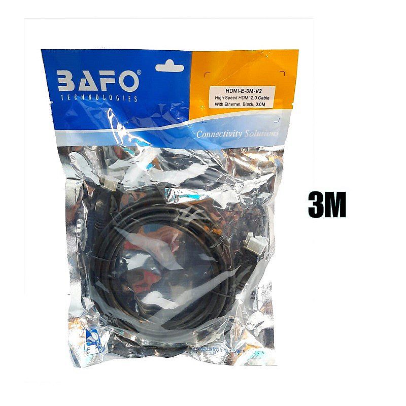 Kabel HDMI - HDMI 3m Bafo HQ |Non TKDN