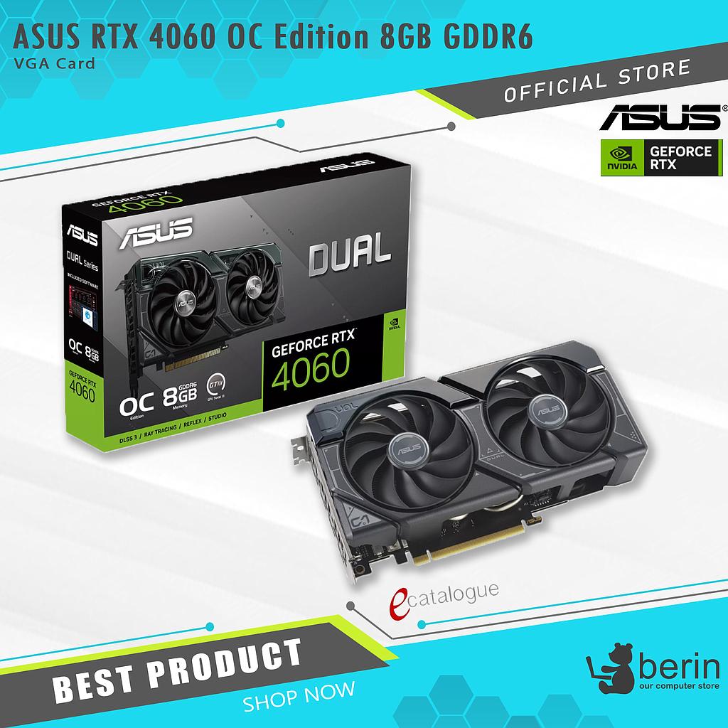 VGA ASUS DUAL RTX 4060 OC Edition 8GB GDDR6