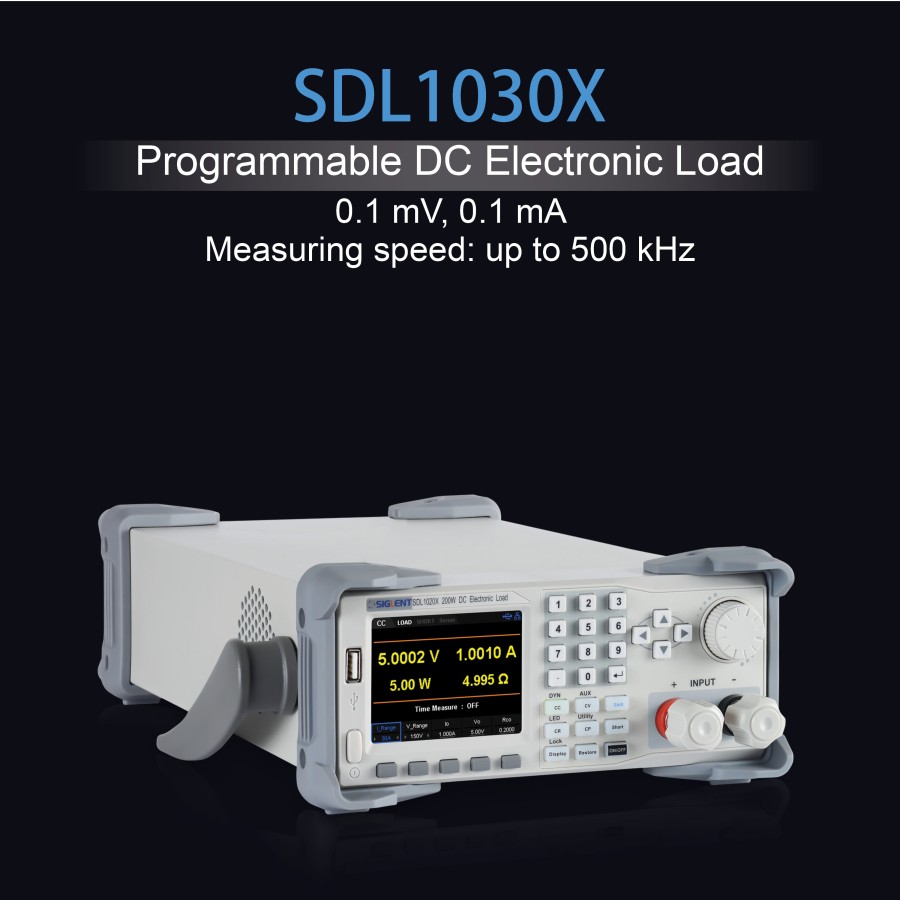 PROGRAMMABLE DC ELECTRONIC LOAD SIGLENT SDL1030X (A-94)