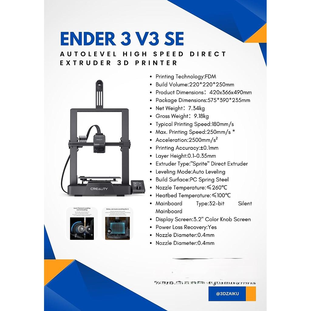 Creality Ender 3 V3 SE(A-183)