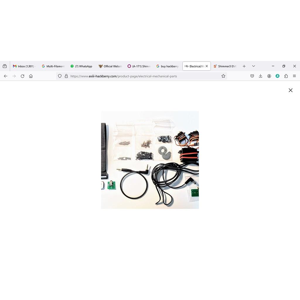(A-179) Hackberry Electrical/Mechanical Parts