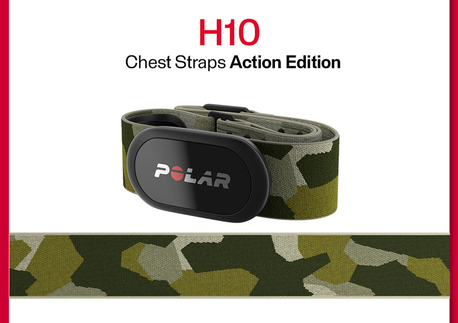 Heart Rate Monitor Polar H10 Action Edition ANT + and Bluetooth - Forest Camo