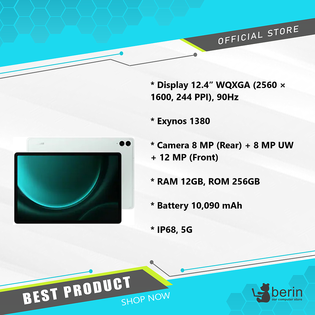 SAMSUNG Galaxy Tab S9 FE Plus 12GB/256GB