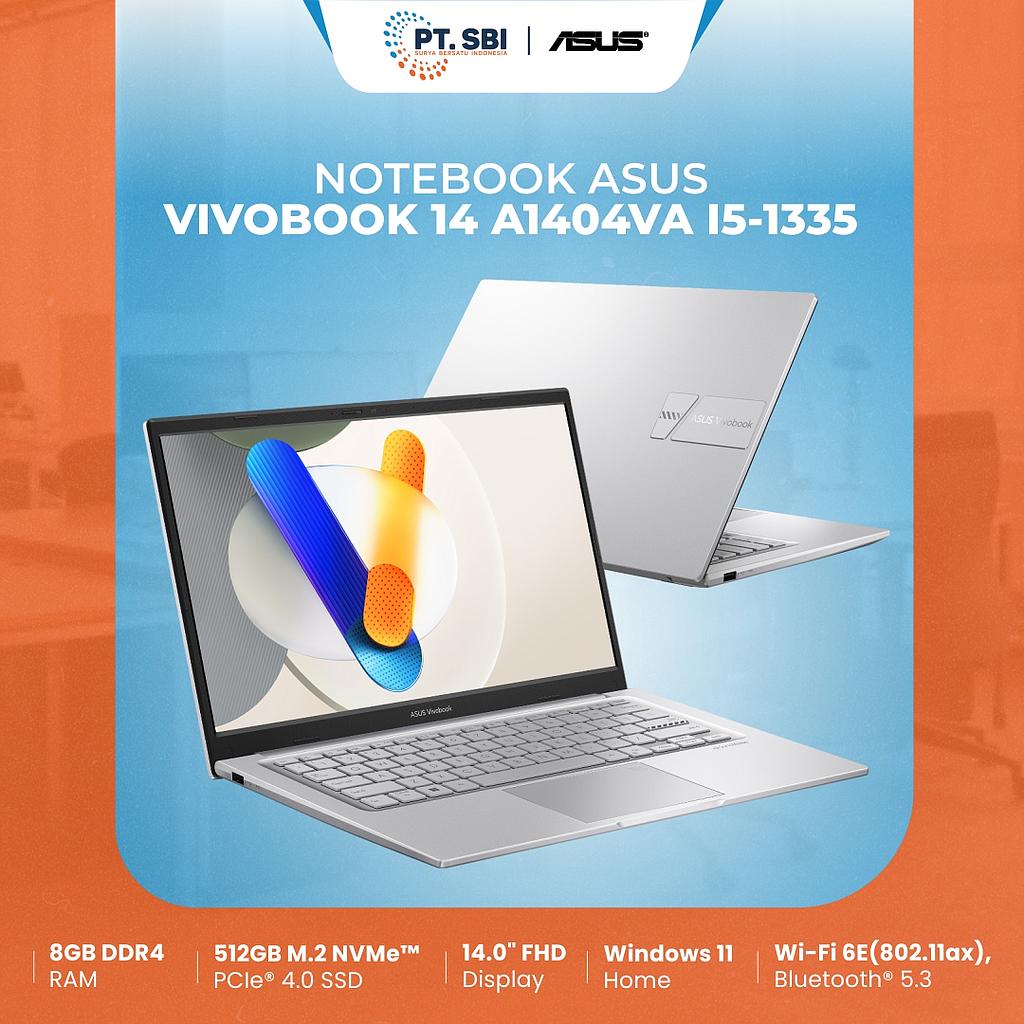 NOTEBOOK ASUS VIVOBOOK 14 A1404VA I5 1335 8GB 512GB W11+OHS