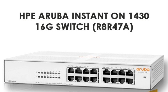 ARUBA INSTANT ON 1430 16G SWITCH (R8R47A) Unmanaged