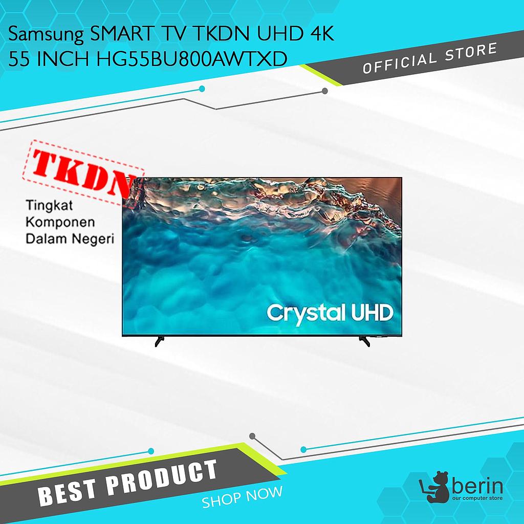 Samsung SMART TV TKDN UHD 4K 55 INCH HG55BU800AWTXD