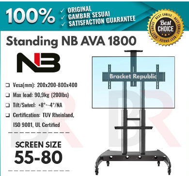 NORTH BAYOU BRACKET STANDING TV AVA1800-70-1P