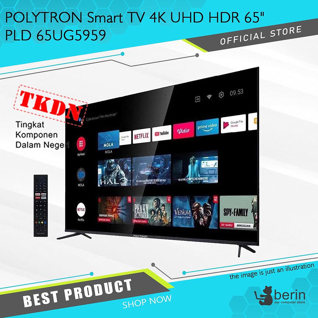 POLYTRON Smart TV 4K UHD HDR 65&quot; PLD 65UG5959
