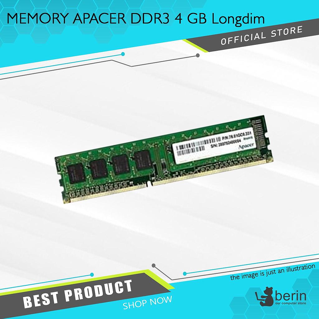 MEMORY APACER DDR3 4 GB Longdim