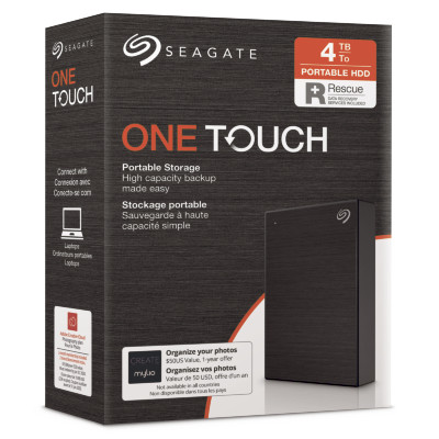 SEAGATE One Touch Hardisk Eksternal STKZ4000400 Black 4TB