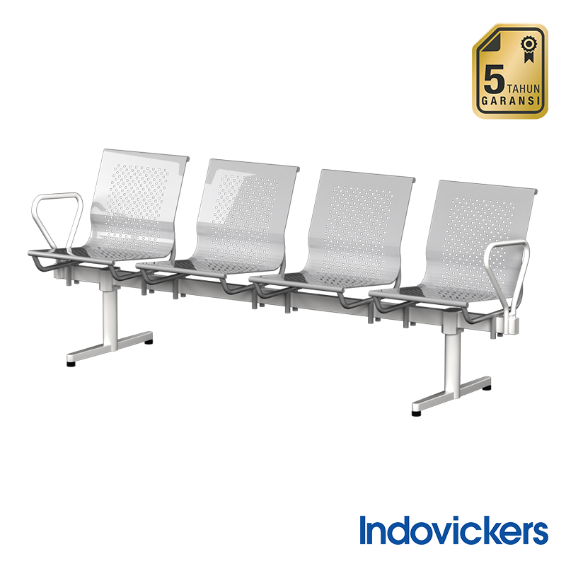 INDOVICKERS Canno Waiting Seater 4 Seats with arm rest