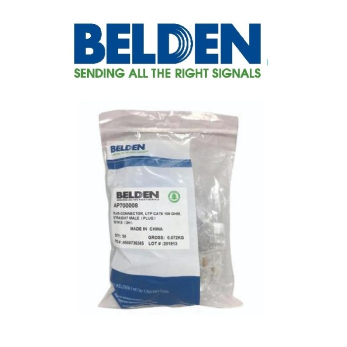 Belden Connector RJ45 Cat 6