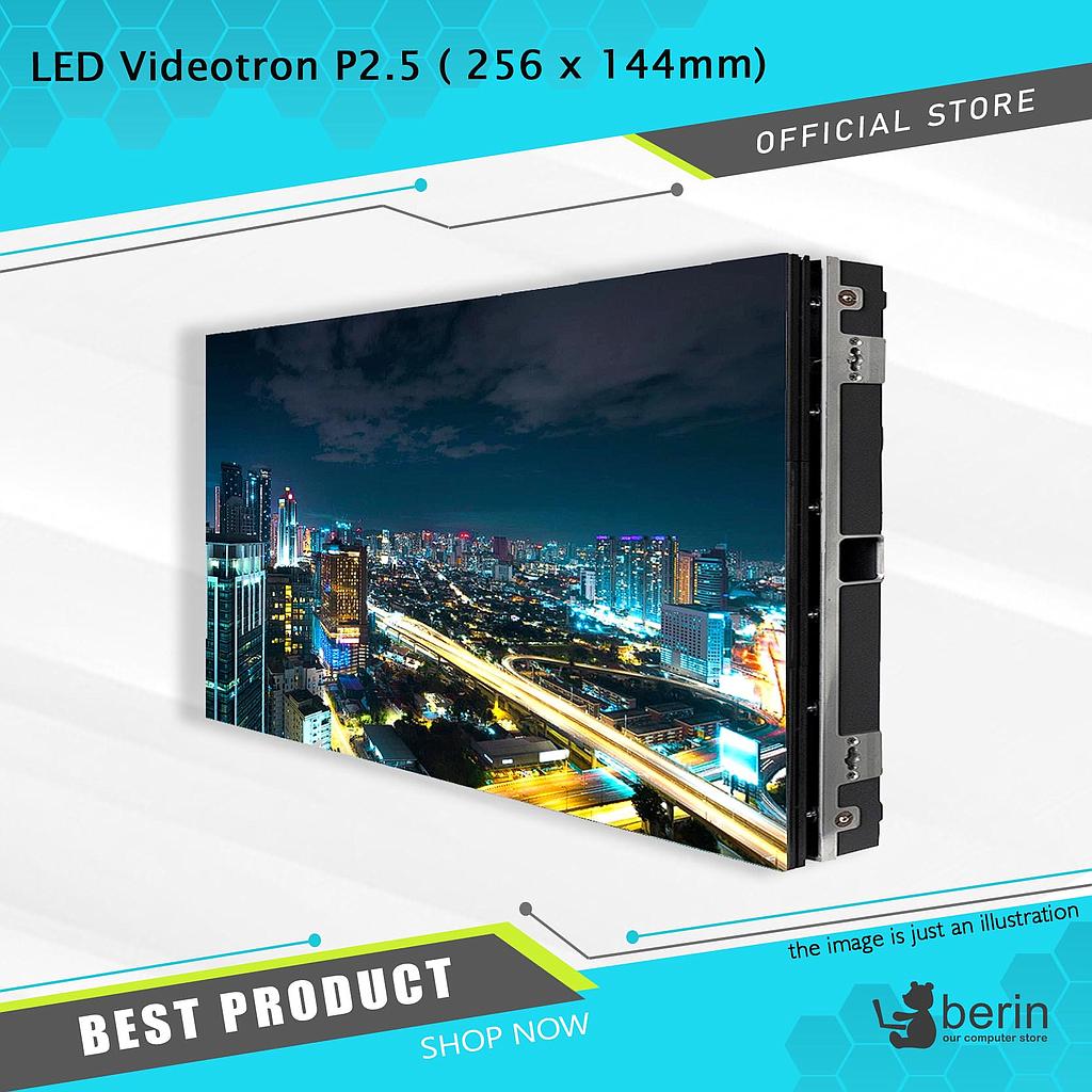 LED Videotron P2.5 ( 256 x 144mm) Video Procesor + Kontroksi pemasangan