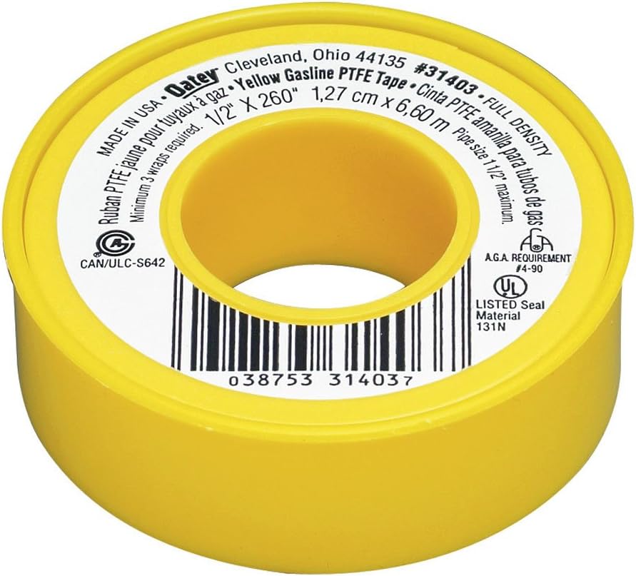 Teflon Tape/Thread Sealant (OATEY Pipe Thread Sealant Tape)