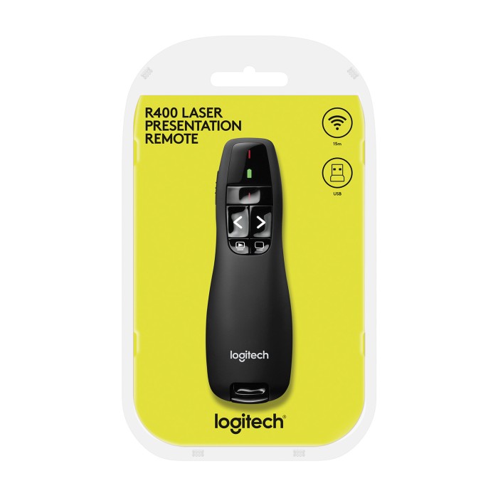 Logitech R400 Laser Presentation Remote (Non TKDN)