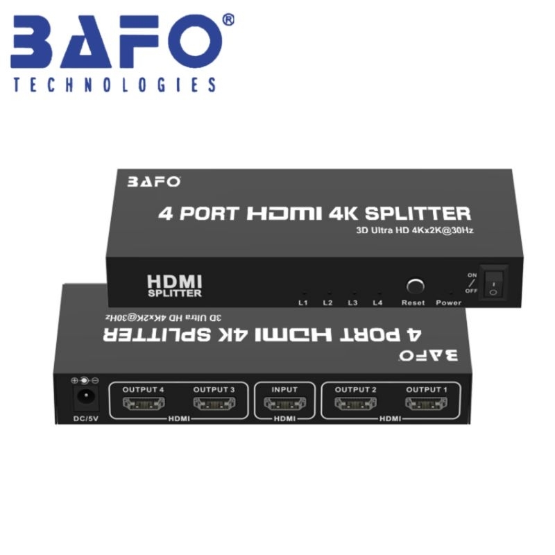 BAFO HDMI Splitter 4 port