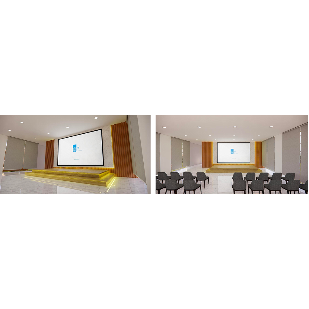 Backdrop Interior HPL (Area 8 x 3 Outframe Videotron)