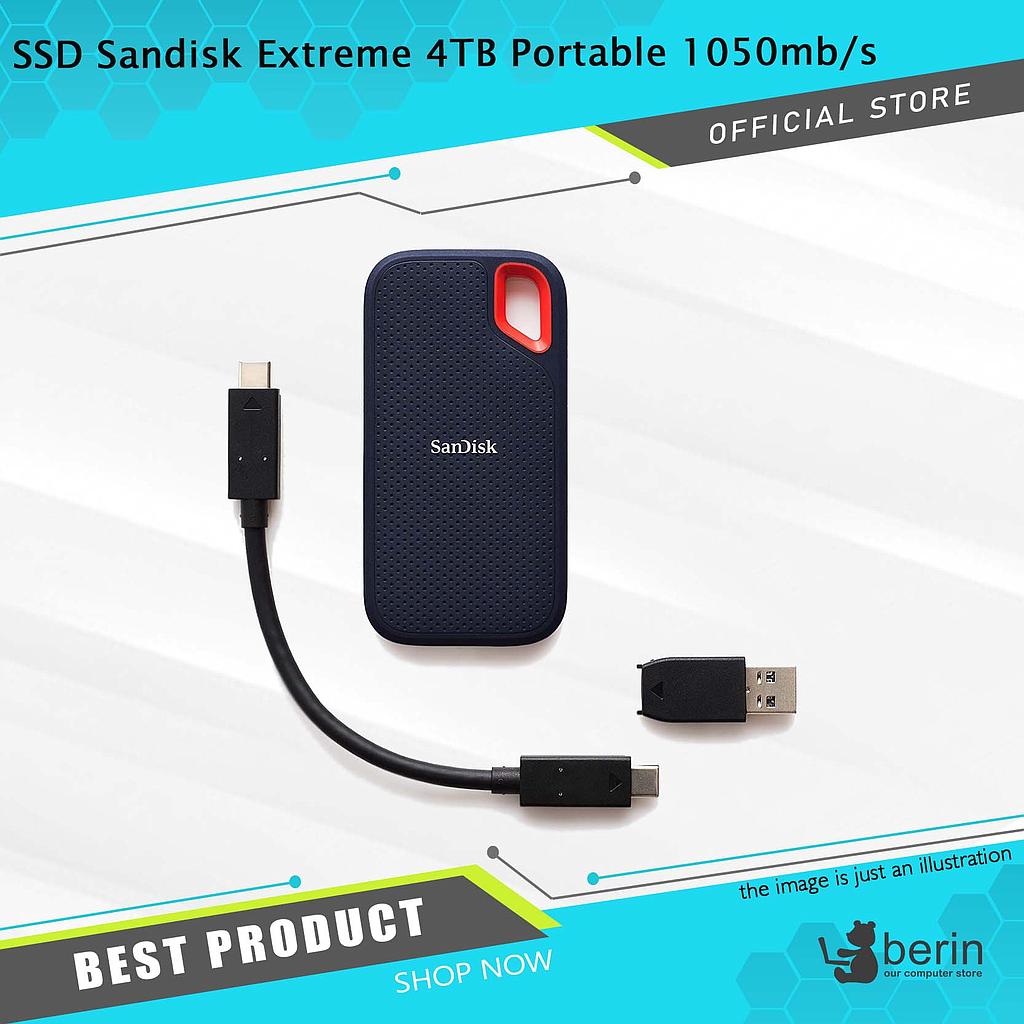 Sandisk SSD Extreme 4TB Portable 1050mb/s