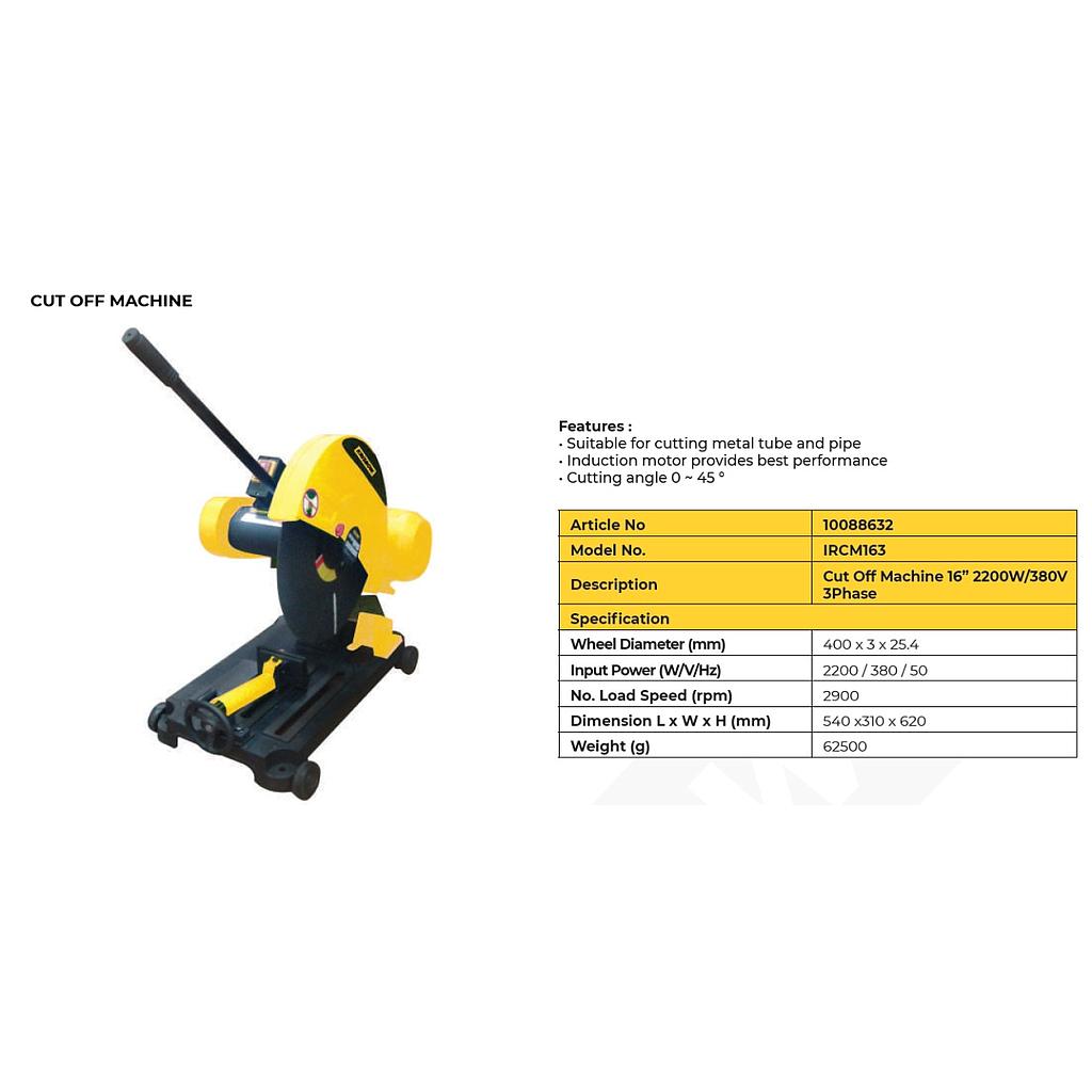 Krisbow Cut Off Machine