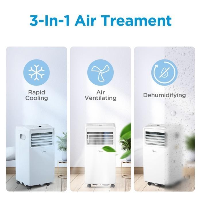 MIDEA AC Portable Standing Berdiri Pendingin Ruangan 1PK