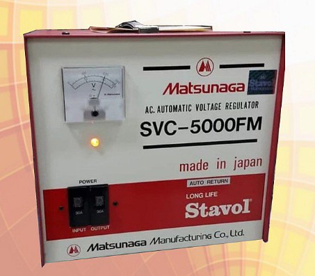 MATSUNAGA Stavolt 5000W  1Phase SVC5000FM  Japan | Non TKDN