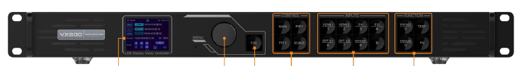 NOVASTAR VX600 All-in-One Controller (Sending Novastar VX600; Sender Card withvProcessor maximum Capacity 3.900.000 dots)