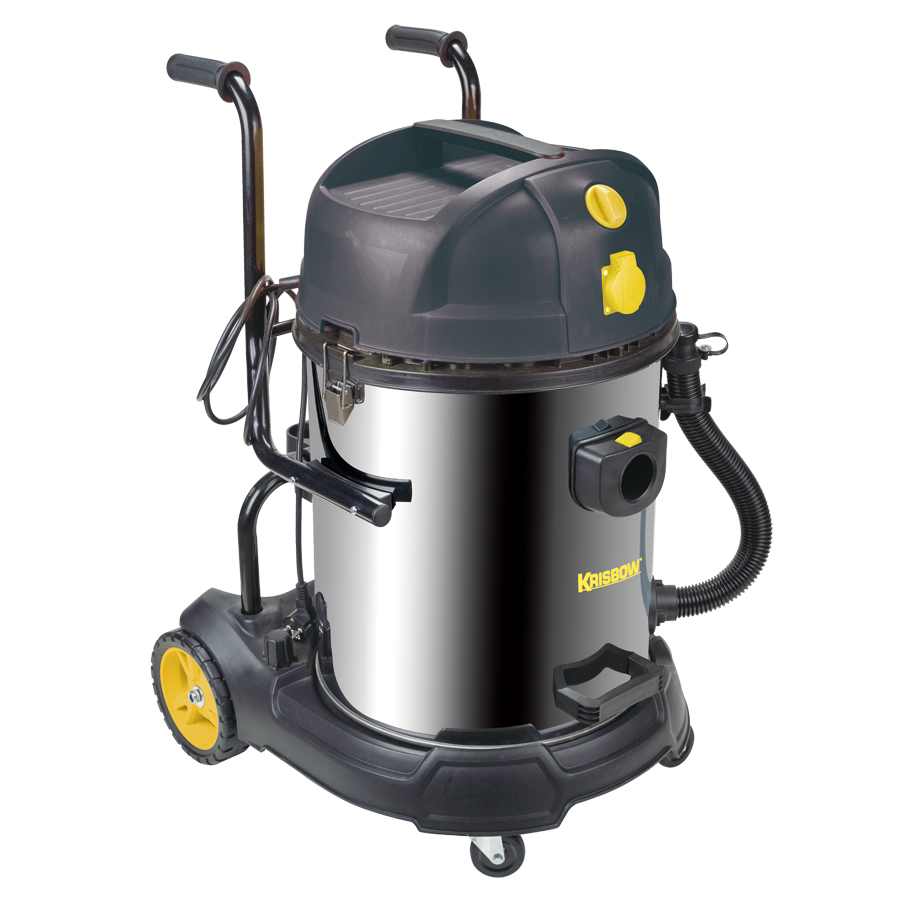 KRISBOW Vacuum Cleaner Basah &amp; Kering 10100238 with Power Socket 1200W 60L
