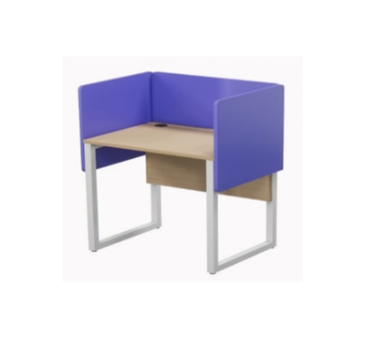 CLARITY Meja Komputer + Divider 1 orang TKDN 62.16%