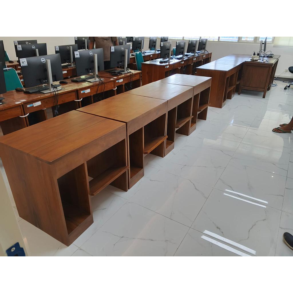 Meja Komputer Kayu Jati | PDN